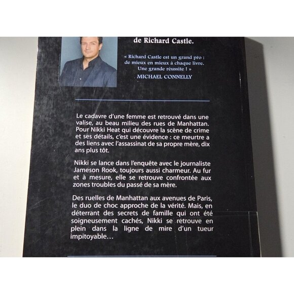 Richard Castle Coeur de Glace French Thriller Softcover Paris Mystery Book - Picture 10 of 15